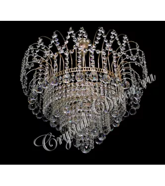 Люстра хрустальная Акация №4 в интерьере Люстра хрустальная Акация №4 в интерьере